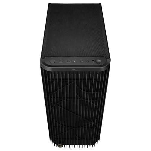 ASUS ProArt PA401, Chasis ATX con Panel de Vidrio Templado, Compatible con GPU de hasta 314 mm, Dos Ventiladores de 160 mm, Bloqueo del Panel Lateral, Soporte para Fuente de alimentación extraíble