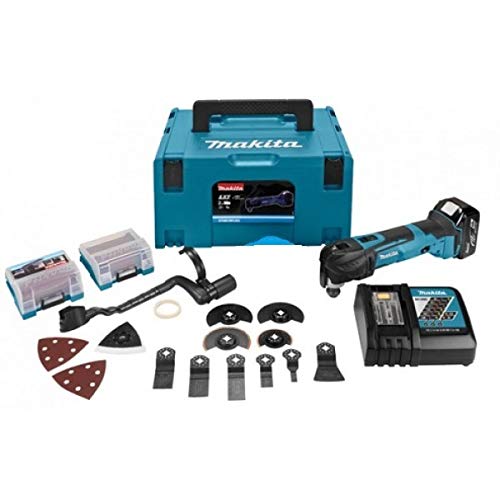 Makita batería de herramienta multifunción 18 V/4 Ah en Makpac, dtm51rm1j3, DTM51RT1J3 340 wattsW, 18 voltsV