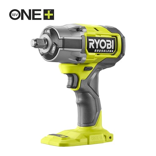 RYOBI RIW18BL-0 18V ONE+ - Llave de impacto inalámbrica sin escobillas (herramienta desnuda)