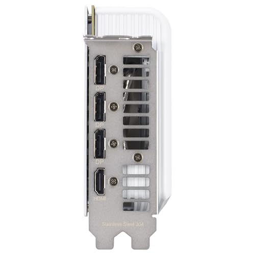 ASUS Prime GeForce RTX 5070 12 GB GDDR7 White OC Edition Tarjeta gráfica Compatible con SFF (PCIe 5.0, 12 GB GDDR7, HDMI/DP 2.1, 2,5 Ranuras, Ventiladores Axial-Tech, BIOS Dual)