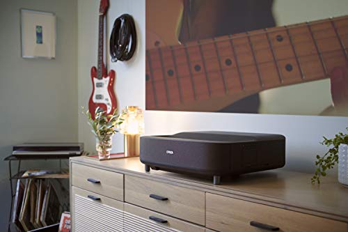 Epson EpiqVision Ultra EH-LS300B, TV Proyector Láser FullHD 1080p de UltraCorta Distancia con Android TV y Sonido by Yamaha