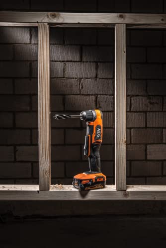 AEG - Taladro atornillador angular SUBCOMPACT 18V BRUSHLESS, 42 Nm, 500 a 1900 rpm, cabezal de retorno de ángulo, mandril de 10 mm, sin bate. ni cargador, de cartón