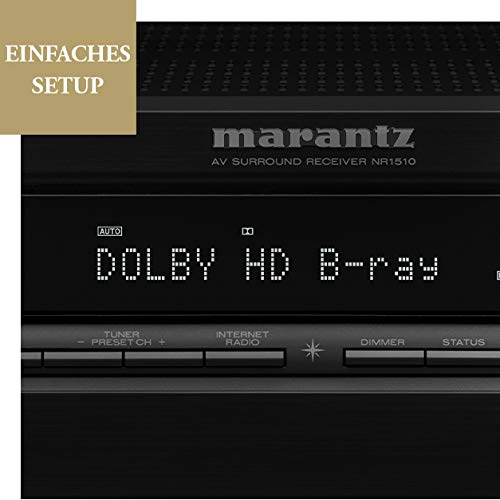 Marantz Professional, Nr1510 - Receptor AV de 5.1 Canales Compacto, Color Negro