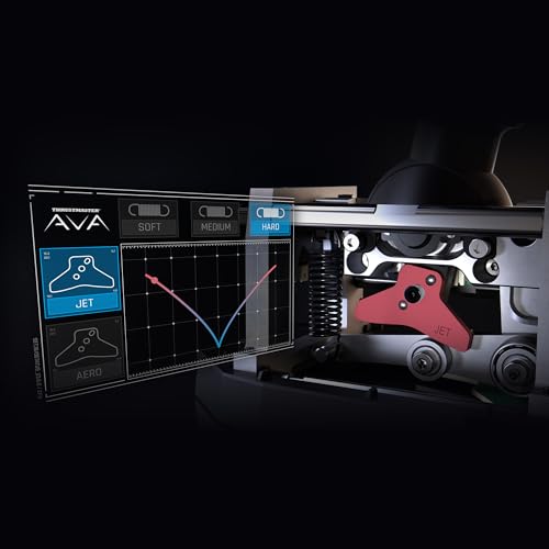 Thrustmaster AVA F/A-18 Super Hornet Flightstick, Base Modular para Joystick de Simulación de Vuelo en PC, Réplica del Flight Stick del Avión de Combate F/A-18C Hornet Incluido