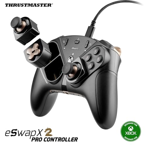 Thrustmaster ESWAP X2, Gamepad Modular para Xbox Series X|S y PC, Botones Mecánicos Receptivos, Mini-Sticks Precisos, D-Pad, Controlador Pro Fighting
