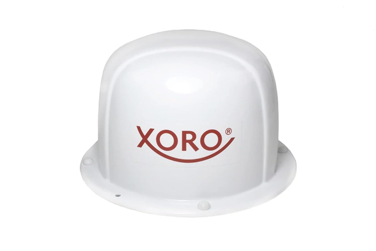 XORO MLT 400 - Sistema de Antena WiFi 4G LTE para caravanas y autocaravanas, función de Punto de Acceso WiFi, Tarjeta SIM en el Router, Interfaz Web, Incluye Cable