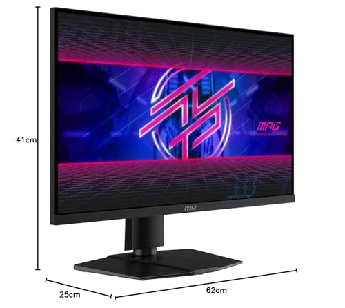 MSI MPG 274URF QD Monitor UHD Gaming 27", Panel IPS rápido de 3840 x 2160, 160 Hz/0,5 ms (GtG, mín sRGB 145%, diseño sin Marco, VESA DisplayHDR 400, DisplayPort 1.4a, HDMI 2.1, USB
