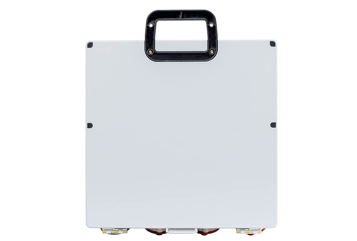 as Schwabe 61524 - Distribuidor de pared (CEE 400 V/32 A/22 kW, salida 5 Schuko, 2 CEE (400 V/16 A/5 pines), 1 CEE (400 V/32 A/5 pines), 2 x USB – Caja de distribución – IP44, 61524
