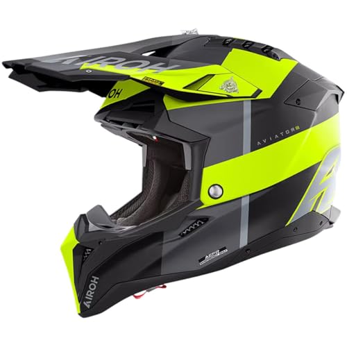 AIROH Aviator 3 Monarch Yellow Matt M