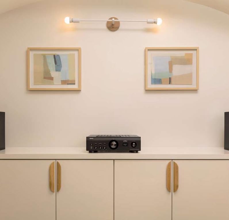 DENON Amplificador de Rosso Completo con Streaming de música a través de HEOS Built-in, Plata