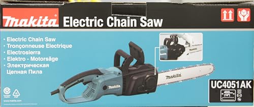 Makita UC4051AK - Motosierra eléctrica, 2000 W, longitud de cadena 40 cm, velocidad de la cadena 14.5 m/s