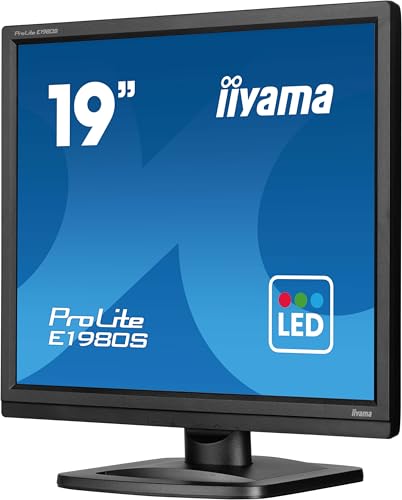 iiyama Prolite E1980S-B1 Monitor LED 48 cm 19" SXGA HDMI DP Negro