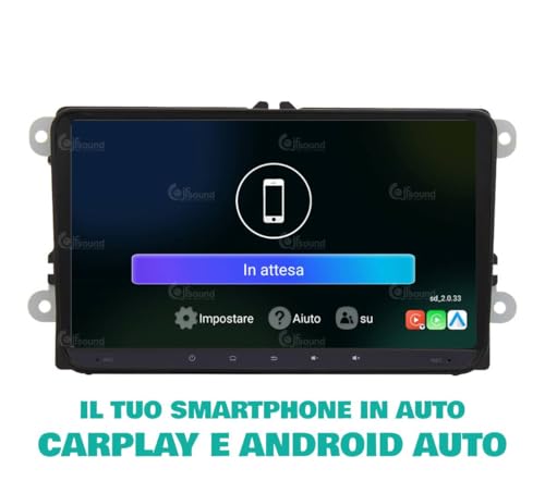 Radio de Coche para Volkswagen Golf Sharan Tiguan Android GPS Bluetooth WiFi USB Dab+ Touchscreen 8" 8core Carplay AndroidAuto