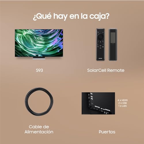 SAMSUNG TV OLED 4K 2024 48S93D Smart TV de 48" con más Brillo y Contraste, un Sonido de Cine, el Mejor Smart TV y GANA Todas Las partidas con Motion Xcelerator 144Hz