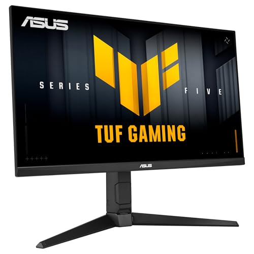 ASUS TUF Gaming VG27AQML5A Monitor de 27 Pulgadas QHD Fast IPS, 300Hz, 0.3ms, G-Sync y AMD FreeSync Premium, ELMB Sync, VESA, DisplayHDR 400, 95% DCI-P3, DisplayWidget Center, IA Gaming