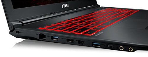MSI GL62MVR 7RFX-1272XES - Ordenador portátil de 15.6" (Kabylake i7-7700HQ, RAM de 16 GB DDR4, HDD de 1 TB y 256 GB SSD, Nvidia GeForce GTX 1060 de 6 GB GDDR5, sin sistema operativo) negro