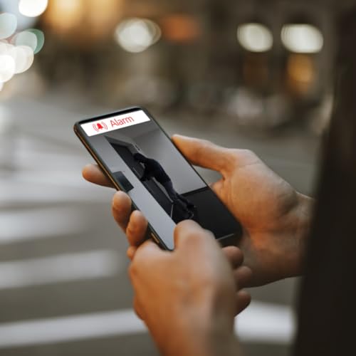 Hama | Cámara de vigilancia Exterior, 1080P, Sensor de Movimiento y luz, Full HD, Compatible con Amazon Alexa y Google Assistant.