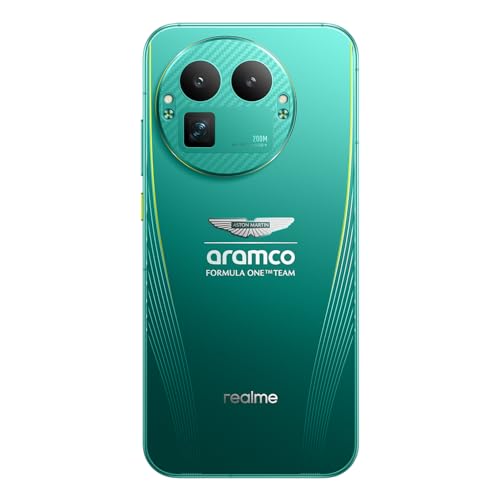 realme GT 8 Pro Smartphone 16GB+512GB, Sistema de cámara RICOH GR, Cámara con teleobjetivo ultranítida de 200 MP, Snapdragon 8 Elite Gen 5, Batería Titan de 7000 mAh, con adaptador, Aston Martin Verde