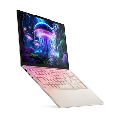 Lenovo Yoga Slim 7 Gen 10 – Ordenador Portátil IA Aura Edition - 14''OLED 2.8K (Intel Core Ultra 7 258V, Intel AI Boost 47 Tops, 32GB RAM, 1TB SSD, Win11 Home, Copilot+ PC) QWERTY Español, Seashell