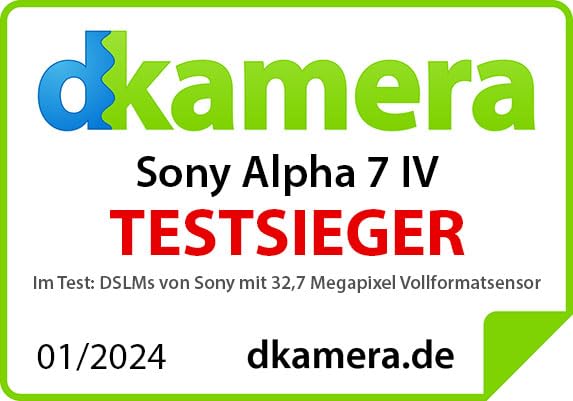 Sony Alpha 7 IV - Cámara sin espejo de fotograma completo (33 MP, enfoque automático en tiempo real, 10 fps, 4K60p, pantalla táctil multiángulo, batería Z de gran capacidad), Color Black