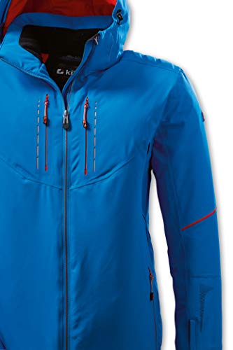 Killtec Kuopio MN Ski Jckt A Chaqueta Funcional con Capucha Desmontable y paranieves, Hombre, Azul Celeste, XXX-Large