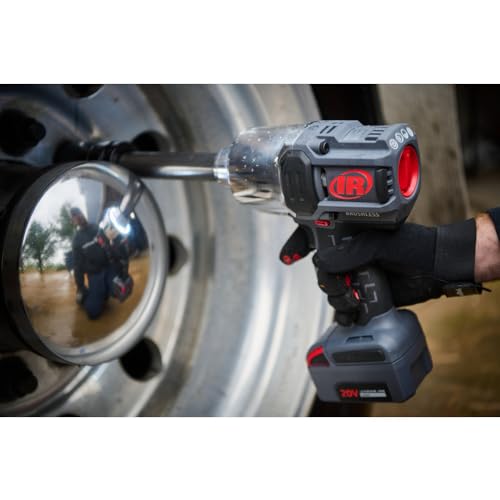 Ingersoll-Rand W8591-K2-EU Llave de Impacto Inalámbrica de 1" y 20V, Kit con 2 Baterías, 2710 Nm, Enclavija de 6" y Anillo de Fricción con Orificio Pasante
