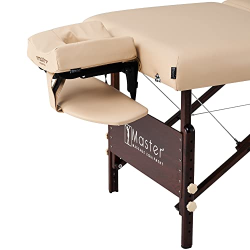 Master Massage Therma Top - Mesa de Masaje portátil Plegable (Madera, 71 cm)
