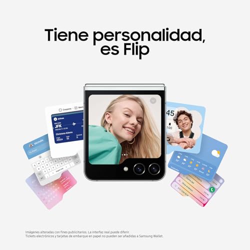 Samsung Galaxy Z Flip5, 512 GB + Cargador 45W - Teléfono Móvil Plegable con IA, Smartphone Android Libre, 8GB de RAM, Diseño Plegable, Gris (Versión Española)