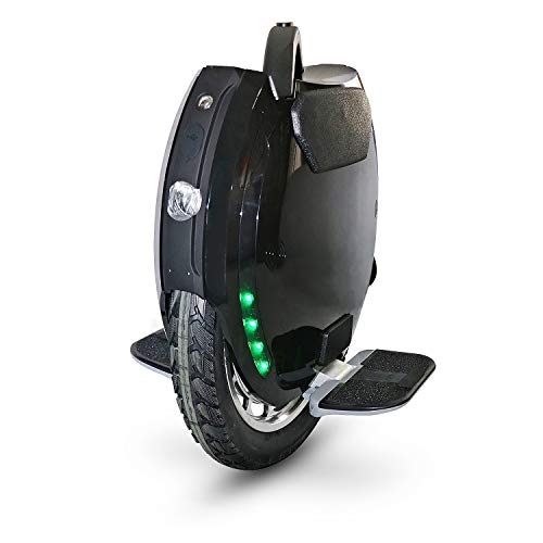 KINGSONG Monociclo Eléctrico KS-18L, Adulto,Negro, Motor 2200W, Autonomía hasta 80km, Limitado a 25km/h, Neumático Hinchable 18", Altavoz y Bluetooth