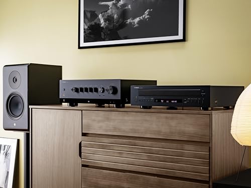 Yamaha CD-C603 Reproductor de CD, con Bandeja para 5 CD, Compatible con Varios formatos, Puerto USB Frontal para reproducción Digital y Mando a Distancia, en Negro
