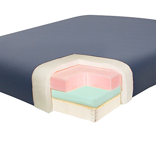 Master Massage Montclair - Camilla de masaje plegable para cama de masaje, banco de masaje, portátil, de madera, 71 cm, color azul real