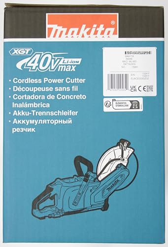 Makita CE003GZ02 40Vmax XGT - Cortador de disco inalámbrico sin escobillas de 230 mm
