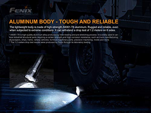 fenix LR50R 12000 lúmenes luz de búsqueda.