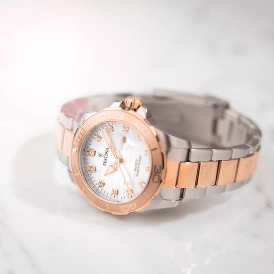 Reloj FESTINA para Mujer F20505/1 Boyfriend Collection Caja de Acero Inoxidable 316l Gris Plata Correa de Acero Inoxidable 316l Gris Plata