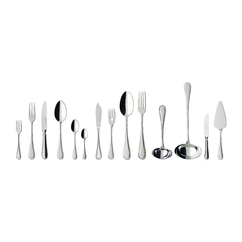 Villeroy & Boch Kreuzband Septfontaines Cubertería para hasta 12 personas, 113 piezas, Acero inoxidable