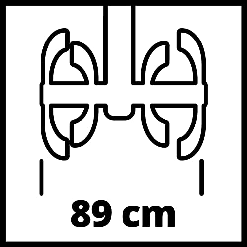 Einhell Motoazada de gasolina GC-MT 4280 (4,1 kW, anchura de trabajo de 89 cm, máx. profundidad de trabajo 32 cm, cilindrada 212 cm³, caja de cambios incl. marcha atrás)