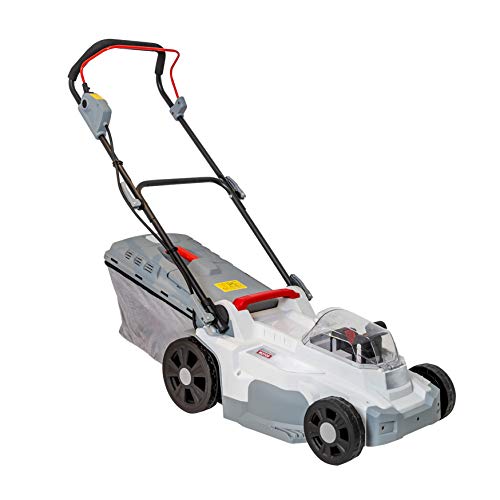 IKRA cortacésped Mulching ICM 2/2037, Incl. 2X batería y Doble Cargador rápido