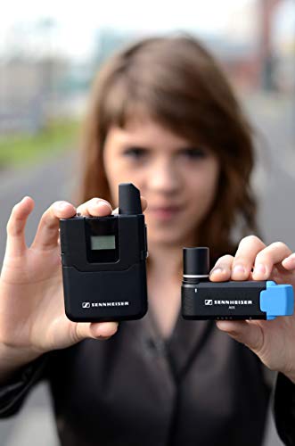 Sennheiser AVX-ME2 SET-3-EU - Micrófono (Videocámara digital, Inalámbrico, Negro)