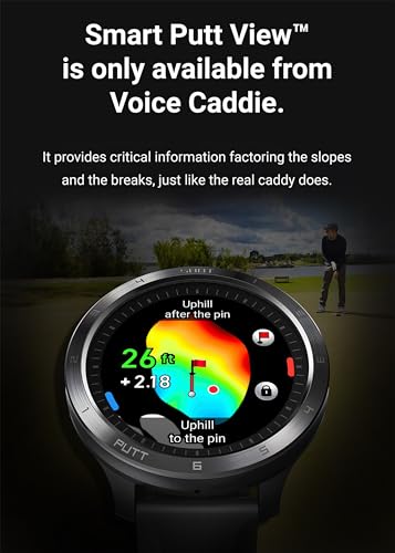 Voice Caddie T11 Reloj GPS DE Golf, Unisex-Adult, Negro, Talla ÚNICA