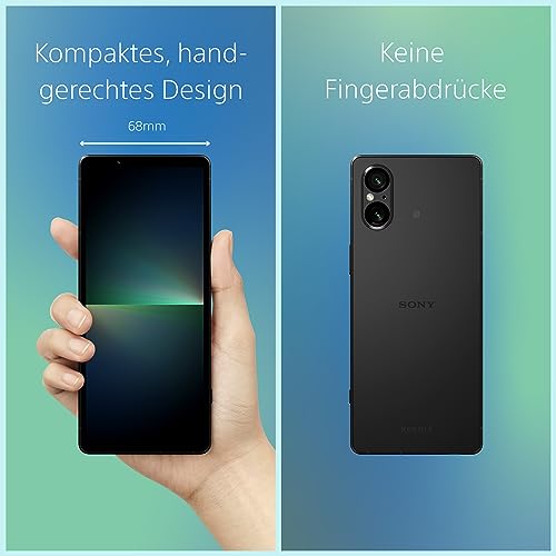 Sony Xperia 5 V (6,1 Pulgadas, 21:9, HDR OLED 120 Hz, más de 24 Horas de duración de la batería, Sensor Next Gen y ZEISS, Clavija de 3,5 mm, IP65/68) 24 + 12 Meses de garantía del Fabricante