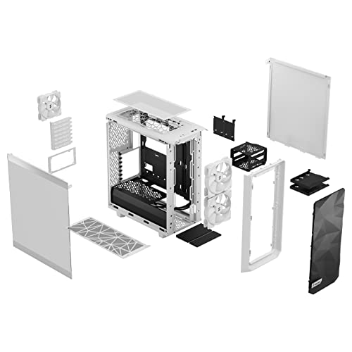 Fractal Design Meshify 2 Compact Lite White TG Clear