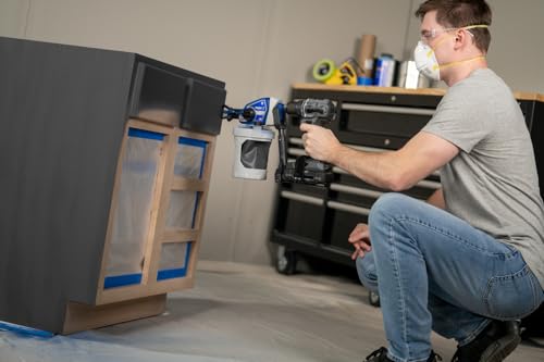 Magnum by Graco 26D361 TrueCoat 360 Cordless Connect, pulverizador de pintura airless portátil sin cable, pulverizador para taladro, uso doméstico, pequeños proyectos decorativos (presión máx 138 bar)