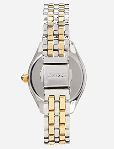 Seiko Reloj Analógico para Mujer de Cuarzo con Correa en Tela 1