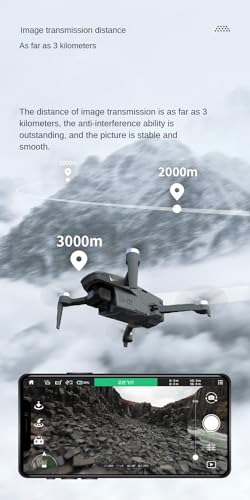 LUXWALLET Valkyrie Pro – 5 Ghz WiFi GPS Drone - 4K Camera Drone – 3 Assige Gimbal Drone – Geen Vliegbewijs – Return To Home – Borstelloze Motor – Grijs