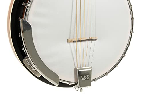 GEWA Banjo Premium 5 cuerdas con maletín y piel REMO