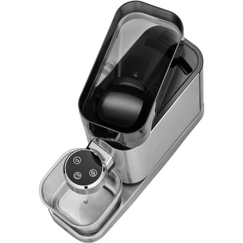 WMF Lumero - Molinillo de café espresso eléctrico, 150 W, botones táctiles LED, 40 grados de molienda, contenedor de harina de café, acero inoxidable Cromargan mate