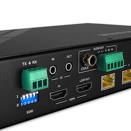 LINDY 38355 Extensor-Divisor de 4 puertos HDbaseT HDMI 4K60, Cat.6, 100m