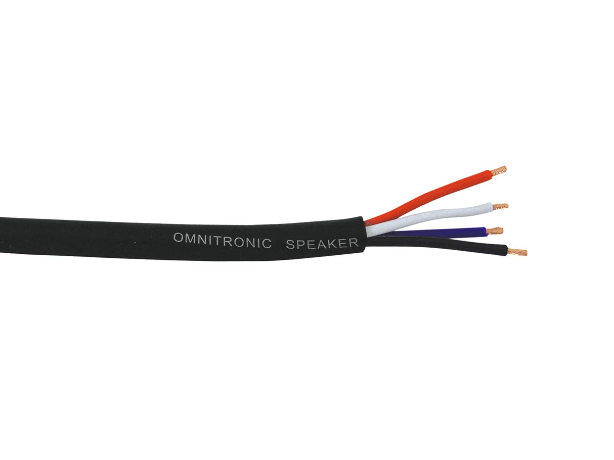 HELUKABEL Cable para altavoces 4x4 50m bk