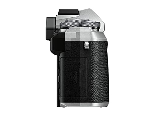OM SYSTEM OM-5 Cámara con Sistema Micro Four Thirds, Sensor Live Mos de 20 MP, Estabilización de Imagen Mejorada de 5 Ejes, IP53, Handheld High Res Shot, Plata