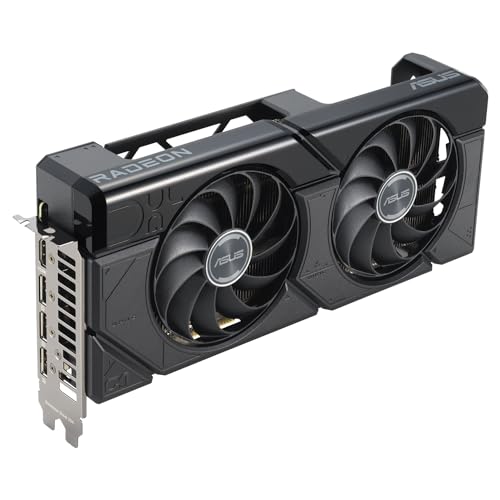 ASUS Dual Radeon RX 7700 XT OC Edition 12 GB GDDR6 - Tarjeta gráfica (AMD RDNA 3, PCIe 4.0, 12 GB de Memoria GDDR6, HDMI 2.1, DisplayPort 2.1)